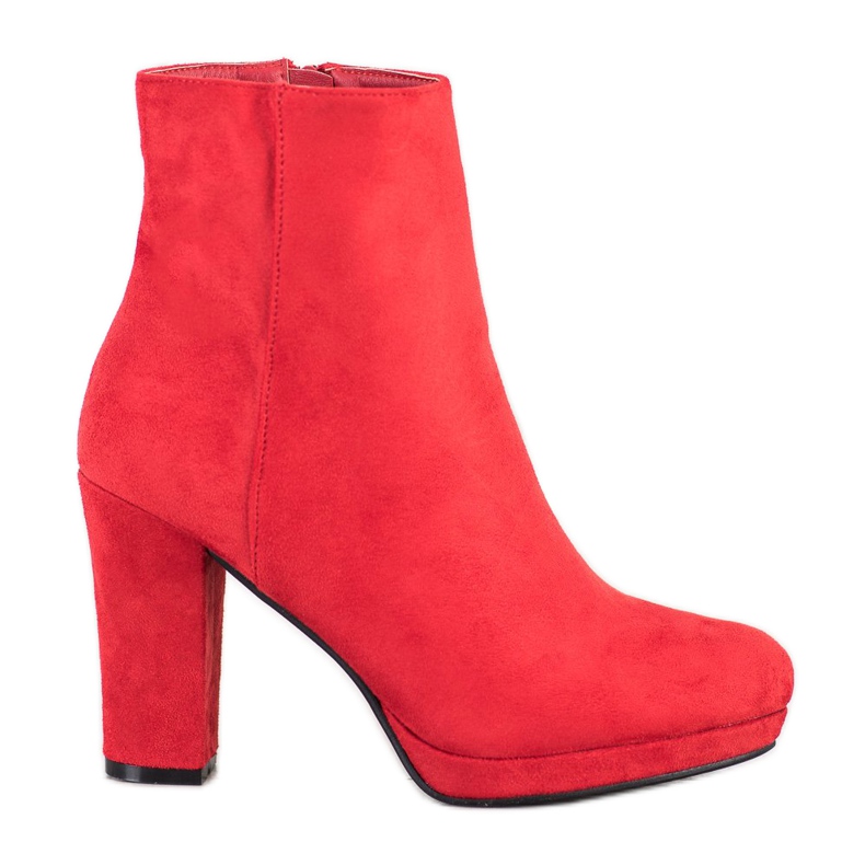 Seastar Saappaat korkokengillä punainen