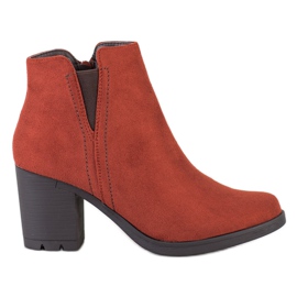 Daszyński Casual Booties baarissa ruskea oranssi