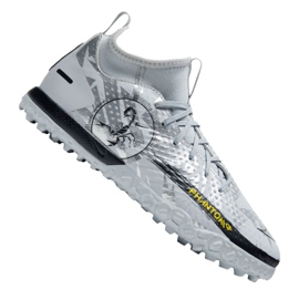 Nike Phantom Gt Academy Df Se Tf Jr DA2289-001 jalkapallokengät hopea monivärinen