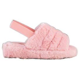 Seastar Lämmin turkis tossut pinkki