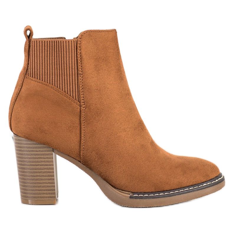 Super Mode Kamelin saapikkaat postissa ruskea keltainen