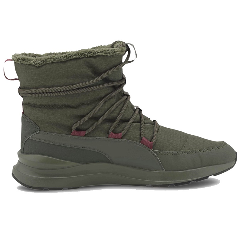 Naisten kengät Puma Adela Winter Boot Thyme green 369862 05 vihreä