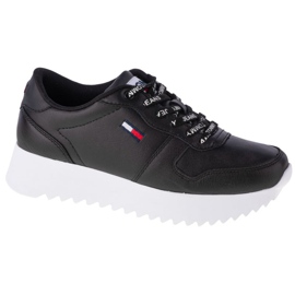 Tommy Hilfiger High Cleated Leather W EN0EN01120-BDS -kengät musta
