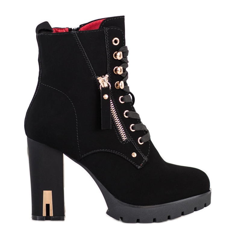 Super Mode Muodikkaat korkokengät musta