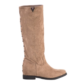 Seastar Mokkanahkaiset saappaat beige