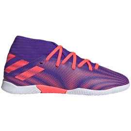 Adidas Nemeziz.3 Juniorin violetti-vaaleanpunainen EH0582 jalkapallokengät tummansininen