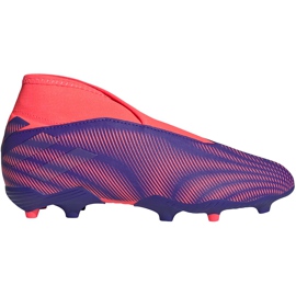 Adidas Nemeziz.3 Ll Fg Junior violetti-vaaleanpunainen EH0583 jalkapallokengät