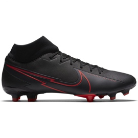 Nike Mercurial Superfly 7 Academy FG / MG M AT7946 060 jalkapallokengät musta violetti, musta