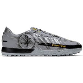 Nike Phantom Gt Scorpion Academy Dynamic Fit Tf DA2263 001 jalkapallokengät harmaa musta