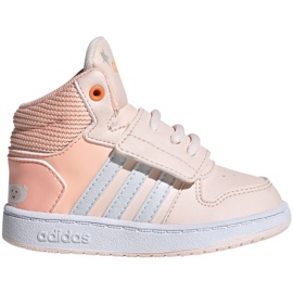 Adidas Hoops Mid Jr FW4924 kengät vaaleanpunainen