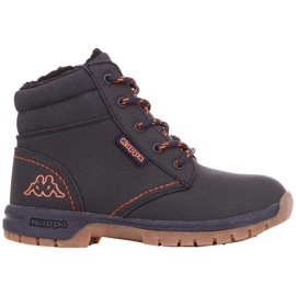 Kappa Cammy Fur T lasten kengät musta ja oranssi 260637T 6744