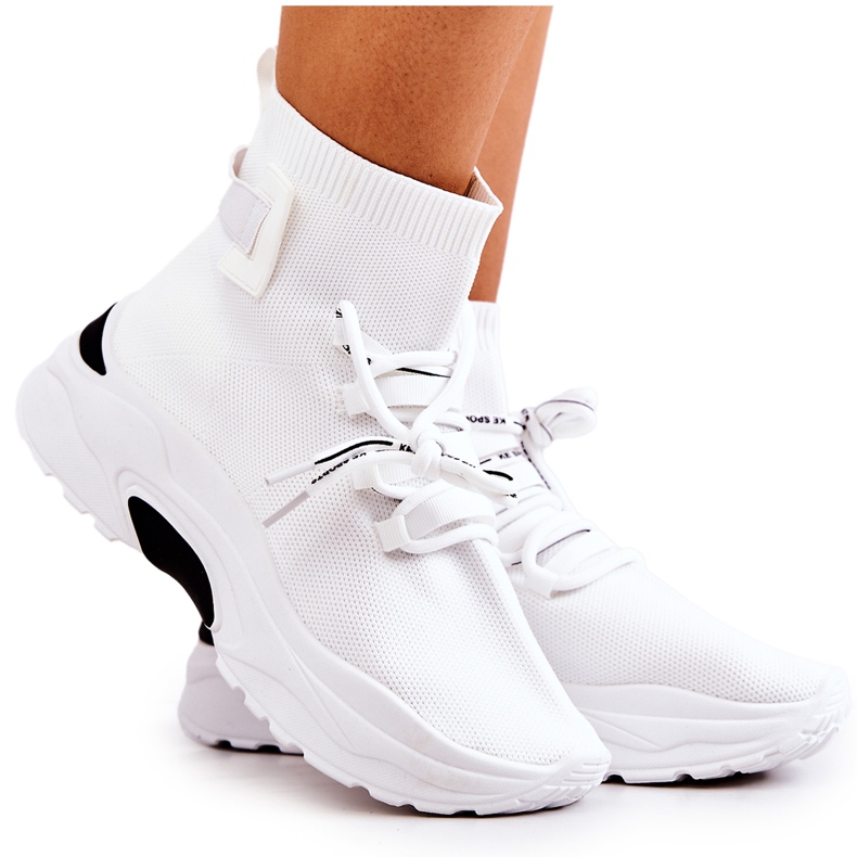 Naisten urheilusukat Valkoinen KeSports