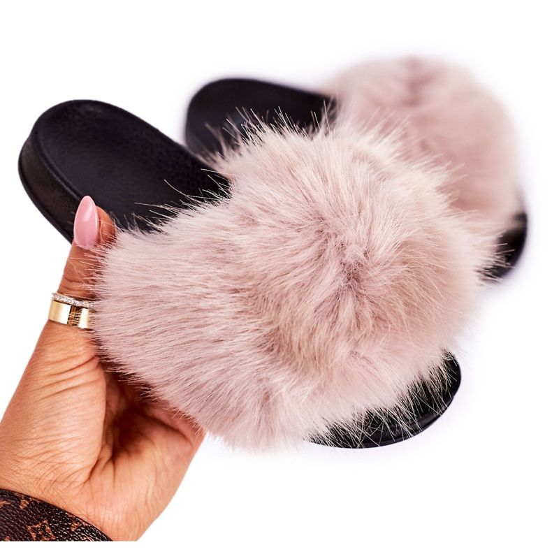 PS1 Lasten beige Fashionista -turkis tohvelit