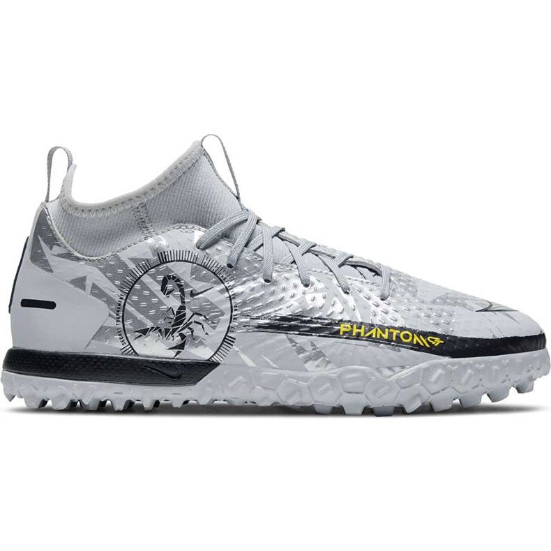 Nike Phantom Gt Scorpion Academy Dynamic Fit Tf Junior DA2289 001 jalkapallokengät hopea hopea