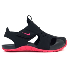 Nike Sunray Protect 2 (PS) Jr 943826-003 sandaalit musta pinkki