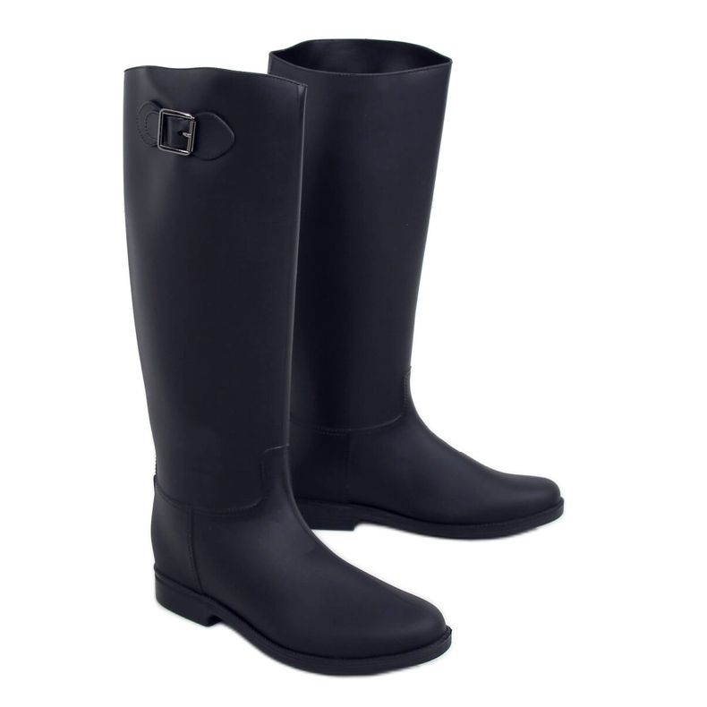 Musta naisten galoshes D60 Black