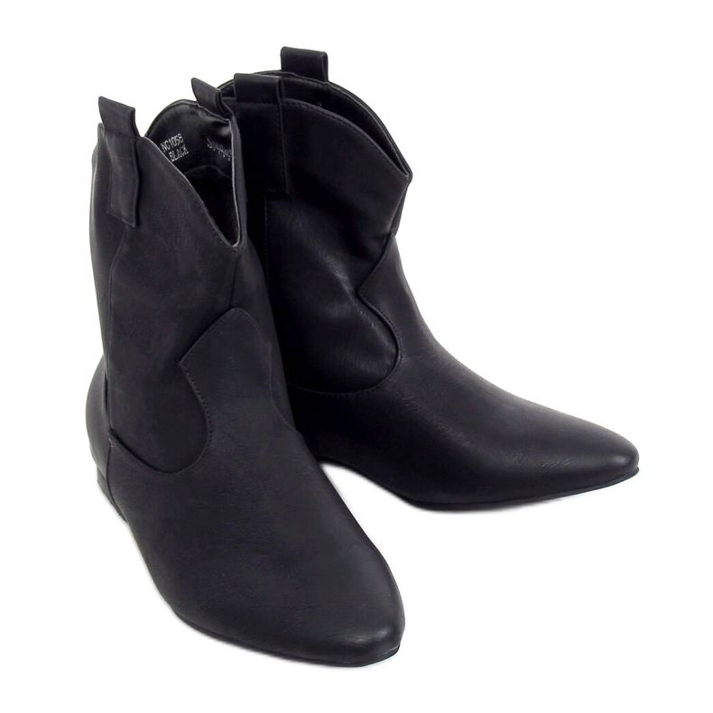 Naisten mustat viljaverhot NC1058 musta