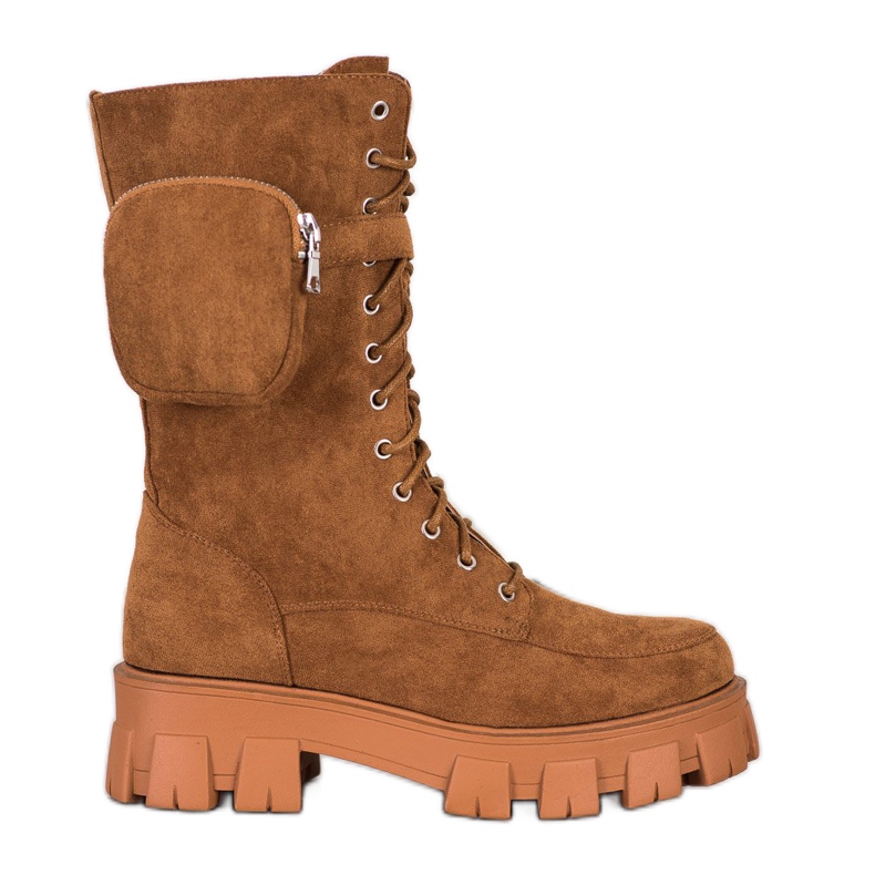 Seastar Mokkanahkaiset taskut ruskea keltainen Seastar Mokkanahkaiset taskut ruskea keltainen