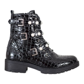 Super Me Lakattu Workers Snake Print musta