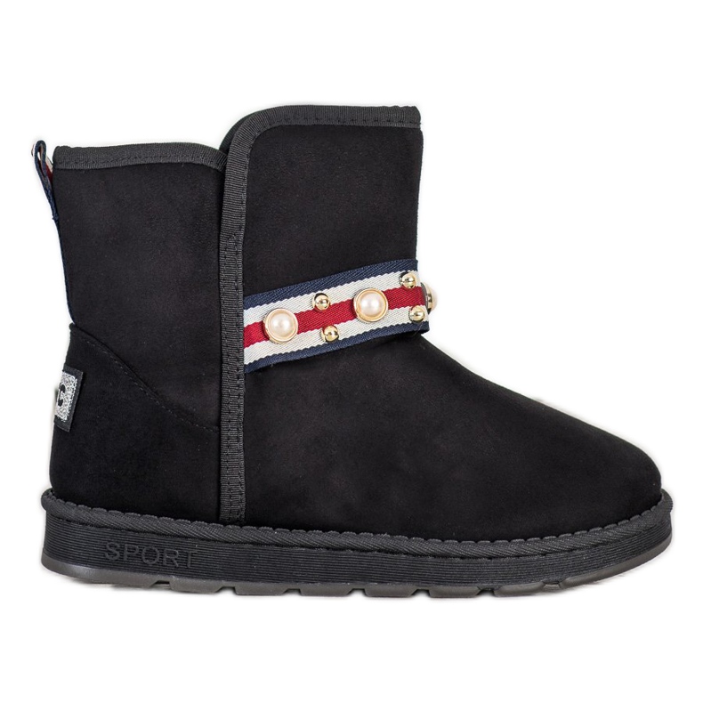 Bona Mukluki koristeella musta