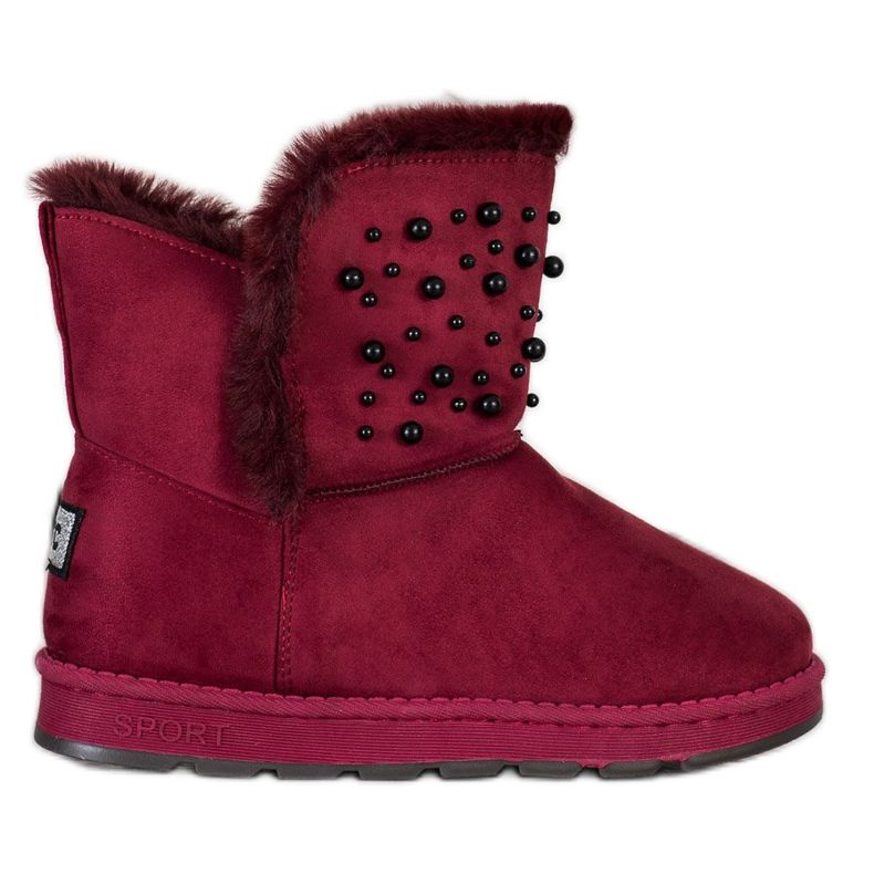 Bona Mukluki helmillä punainen