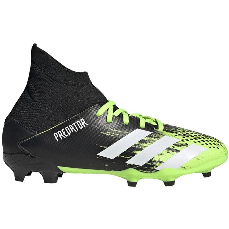 Adidas Predator 20.3 Fg Jr EH3024 jalkapallokengät oranssi, musta, vihreä musta