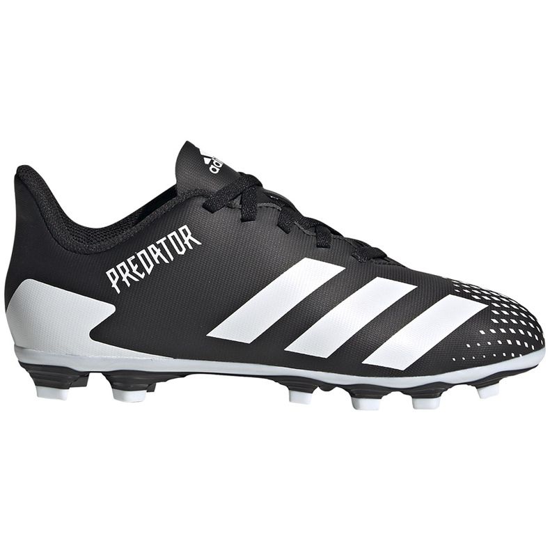 Adidas Predator 20.4 FxG Junior FW9221 jalkapallokengät musta musta