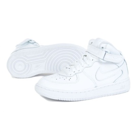 Nike Force 1 Mid Ps Jr 314196-113 valkoinen musta