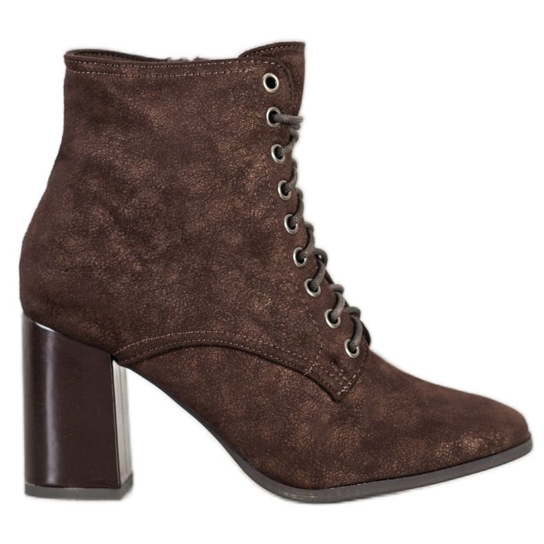 Kylie Sidotut saapikkaat postissa ruskea