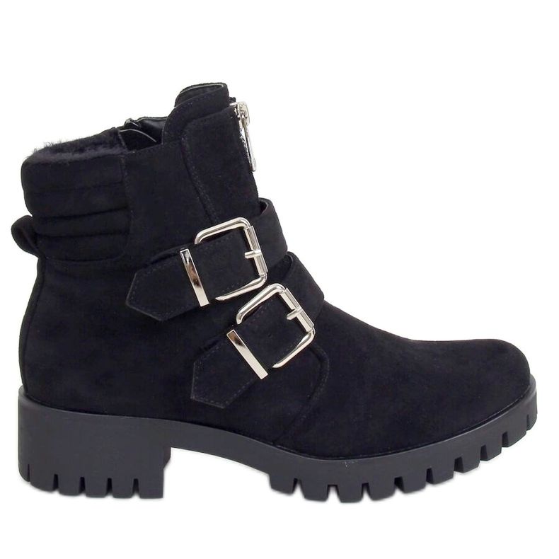 Mustat XJ-30 mustat saappaat suojuksessa