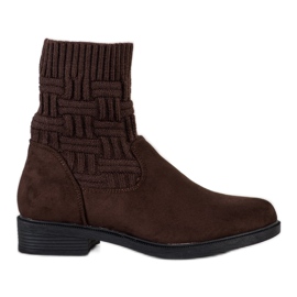 SHELOVET Slip-on mokkanahkakengät ruskea