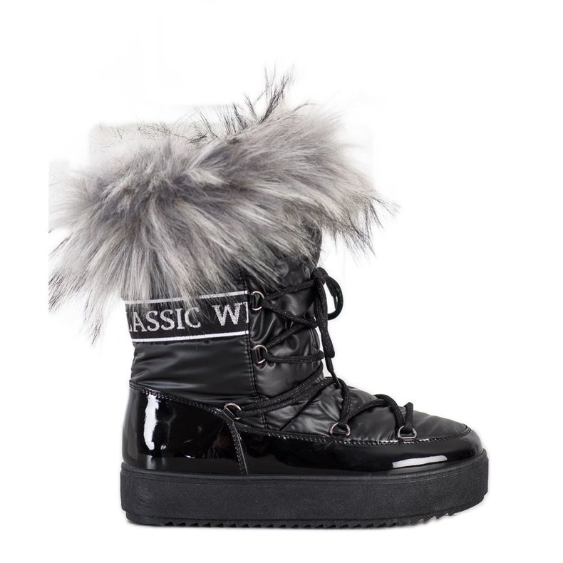 SHELOVET Lumisaappaat lavalla musta