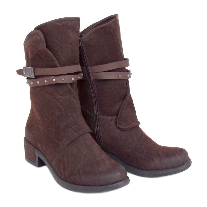 Ruskeat ST-05P Ruskeat armeijan naisten saappaat