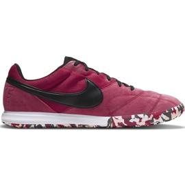 Maroon Nike Premier Ii Sala Ic jalkapallokengät AV3153 608 punainen viininpunainen
