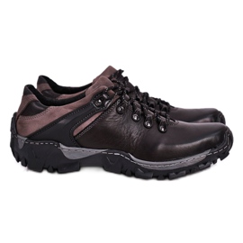 Bednarek Polish Shoes Miesten nahkaiset vaelluskengät Bednarek musta