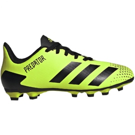 Adidas Predator 20.4 FxG Jr EH3037 jalkapallokengät oranssi, vihreä