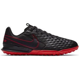 Nike Tiempo Legend 8 Academy Tf Jr AT5736-060 jalkapallokengät purppura, musta musta