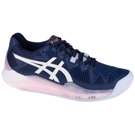 Asics Gel-Resolution 8 Clay W 1042A070-401 valkoinen tummansininen