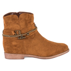 Cm Paris Ruskeat cowgirlit kiilalla keltainen