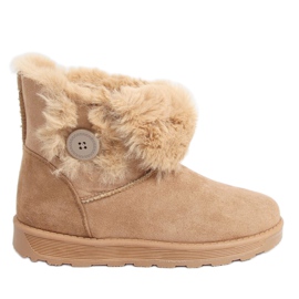 Lumisaappaat napilla Camel 258 Camel ruskea