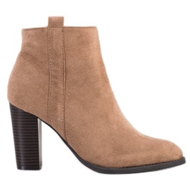 Seastar Suede Booties baarissa ruskea