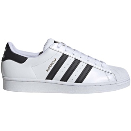Adidas Superstar valkoiset miesten kengät EG4958 valkoinen musta