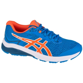Asics GT-1000 8 Gs Jr 1014A068-400 valkoinen sininen oranssi Asics GT-1000 8 Gs Jr 1014A068-400 valkoinen sininen oranssi