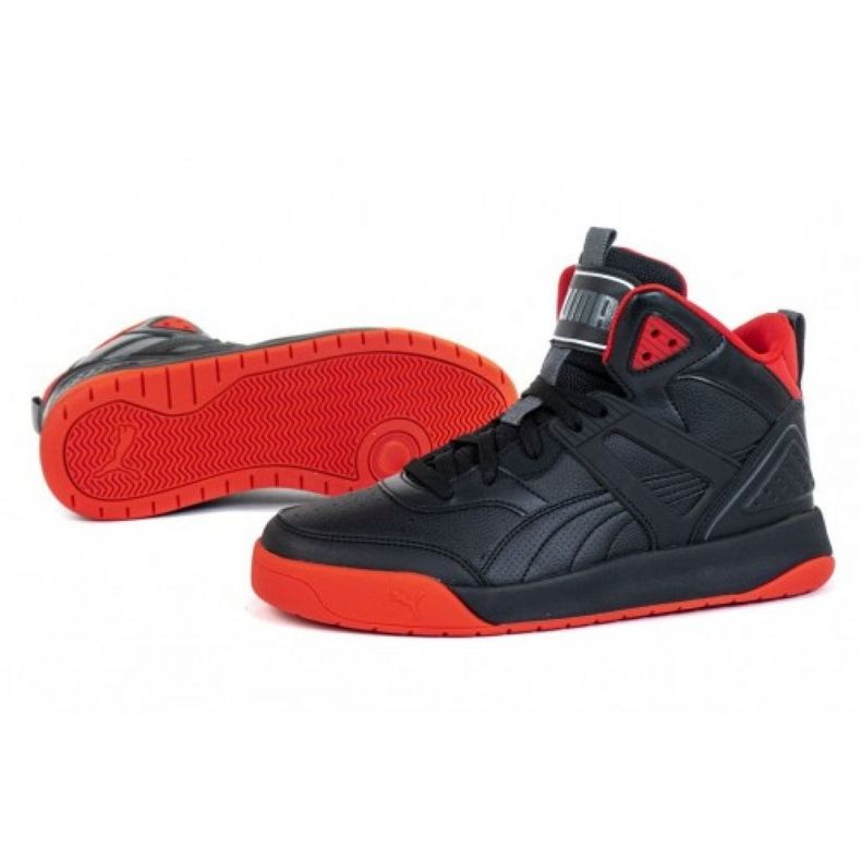 Puma Backcourt Mid M 374139 03 musta punainen