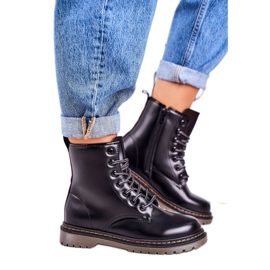 Naisten lämpimät saappaat Mattamusta Thunder