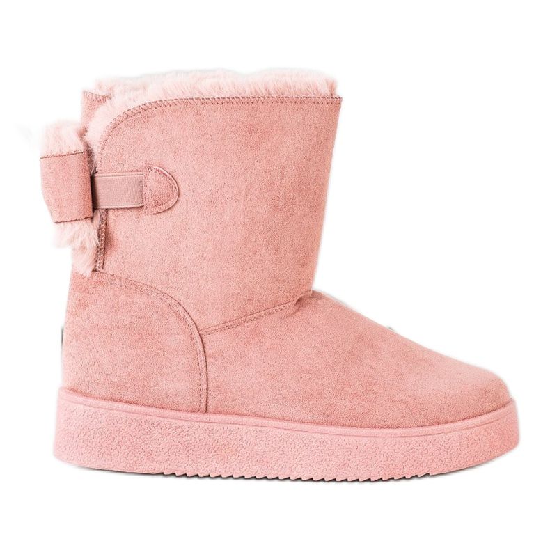 SHELOVET Mukluki jousella vaaleanpunainen