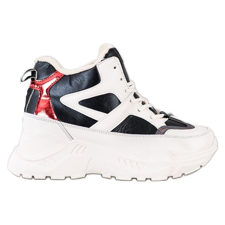 Seastar Urheilumuoti Saappaat valkoinen musta punainen