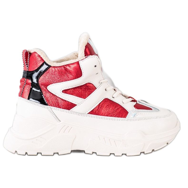 Seastar Urheilumuoti Saappaat valkoinen musta punainen