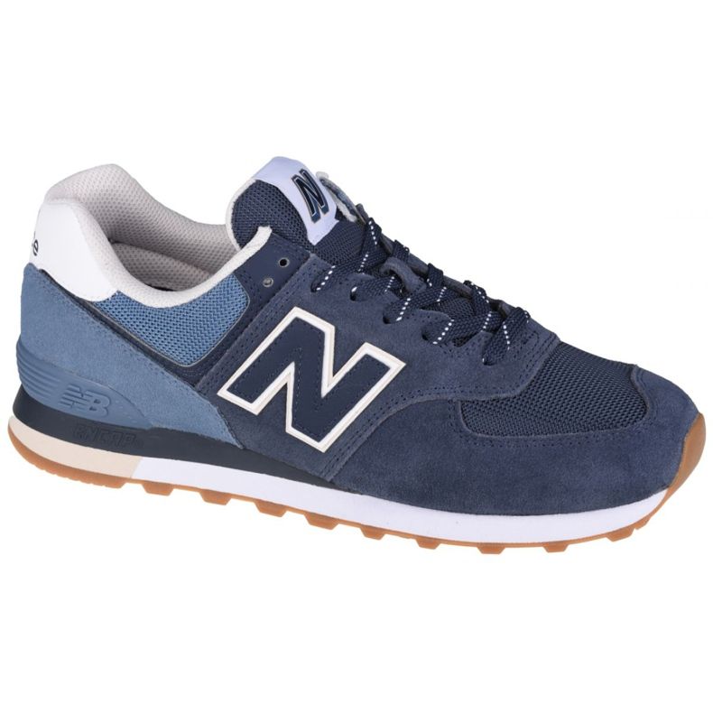 New Balance U ML574GRE kengät valkoinen laivastonsininen sininen