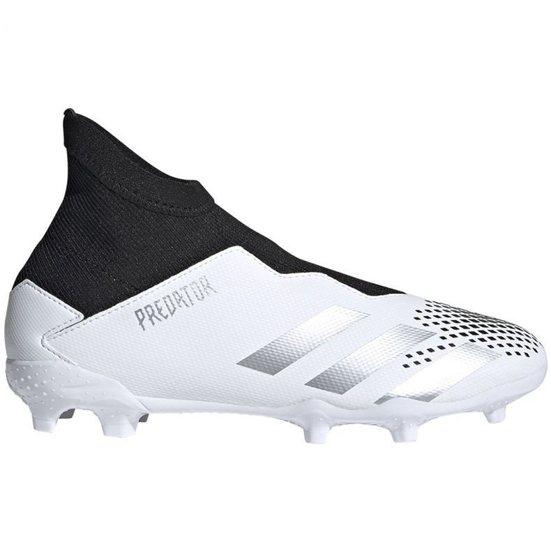 Adidas Predator 20.3 Ll Fg Jr FW9212 jalkapallokengät valkoinen valkoinen